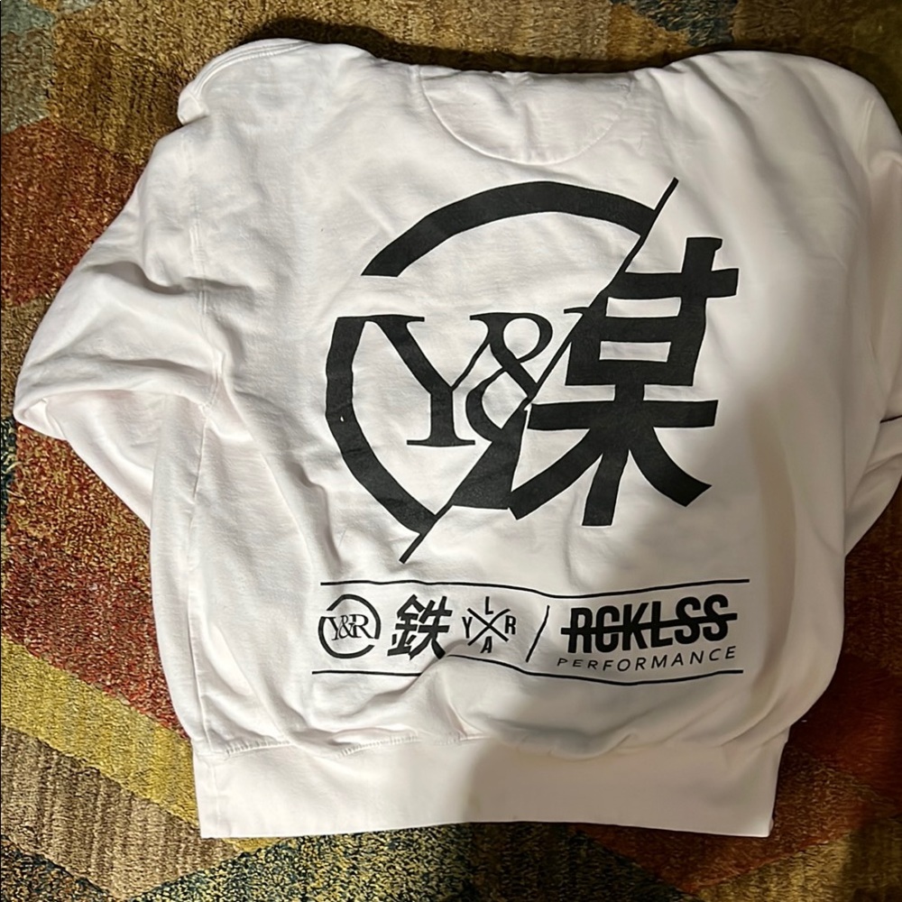 Young & Reckless White Graphic Sweatshirt Hoodie - Picture 5 of 5